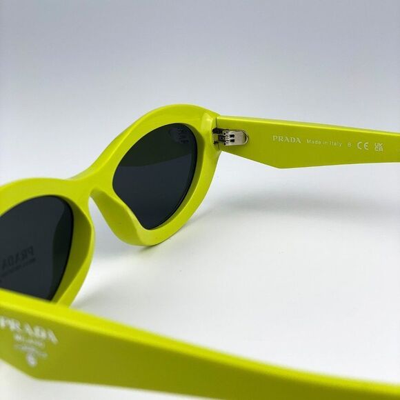 Prada PR26ZS 13L08Z Sunglasses Cedar Dark Grey Oval Women - Picture 12 of 14